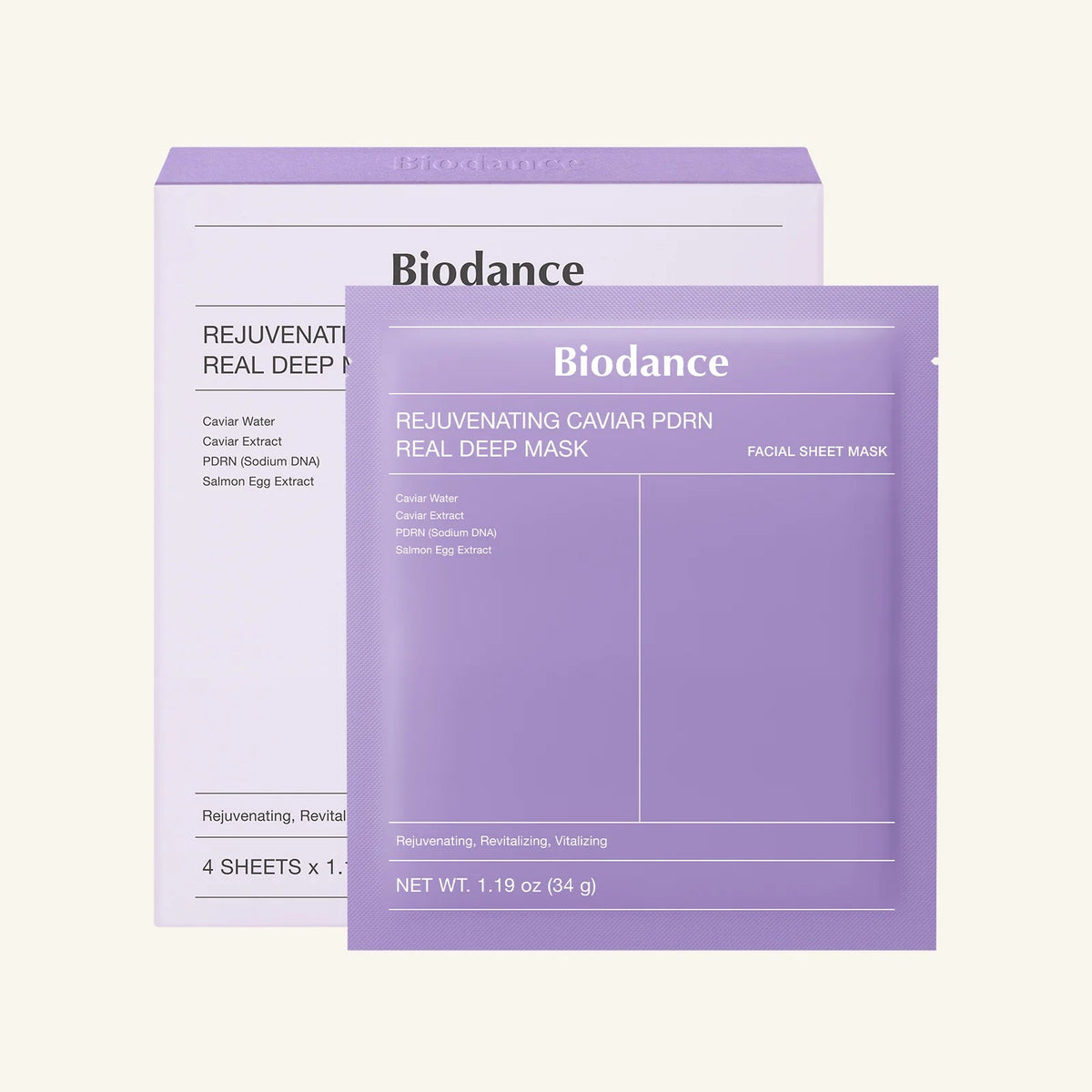 Rejuvenating Caviar PDRN Real Deep Mask